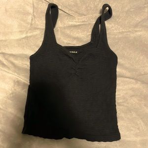 Black crop top